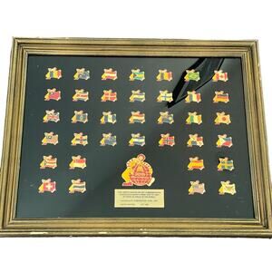 McDonalds 30th Birthday Commemorative Pin Set Vintage 1985 World Flags READ